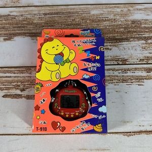 Rare Electronic Virtual Pet Pow Pow Dinokun Red Dinosaur New In Box HTF